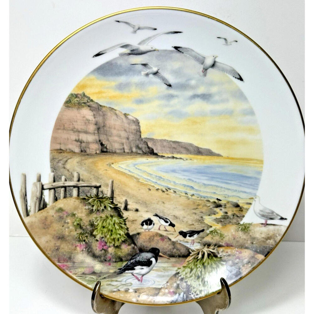 VTG Royal Worcester February On The Coast Peter Barrett Ltd Edition 1979